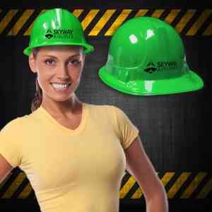 Green Plastic Construction Hat