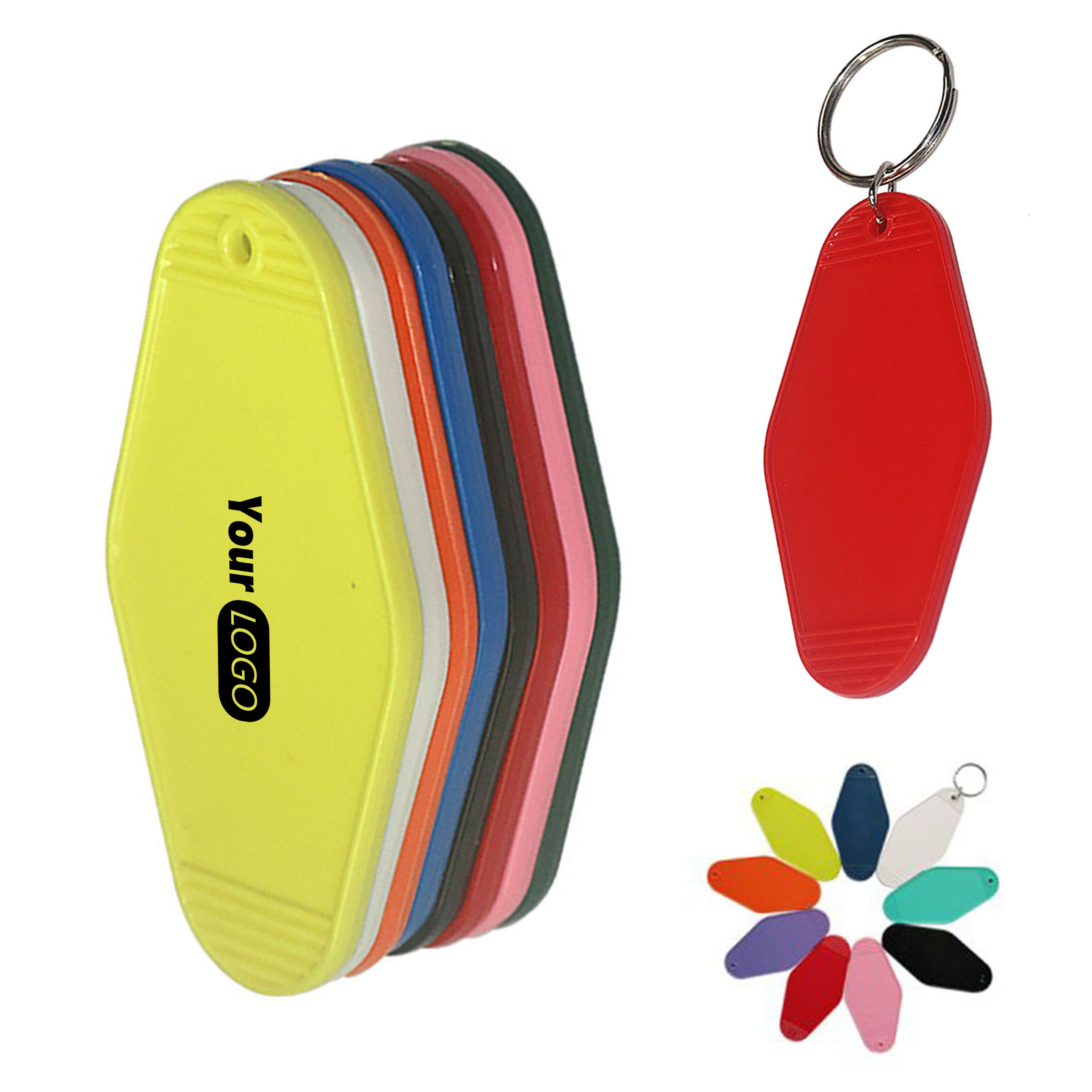 Plastic Durable Hotel Key Tag 3
