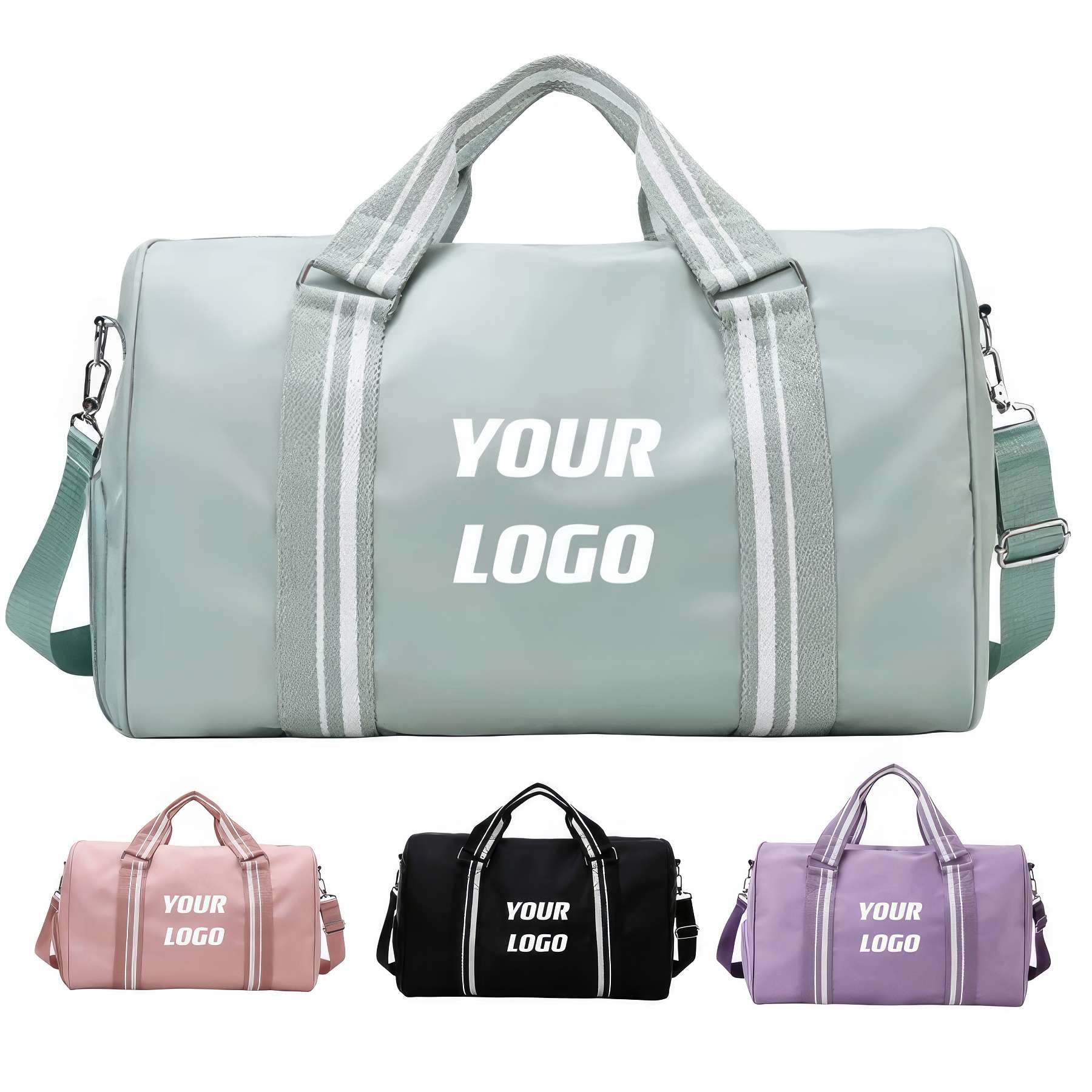 Sports Gym Bag with Wet Pocket & Shoes Compartment 1
