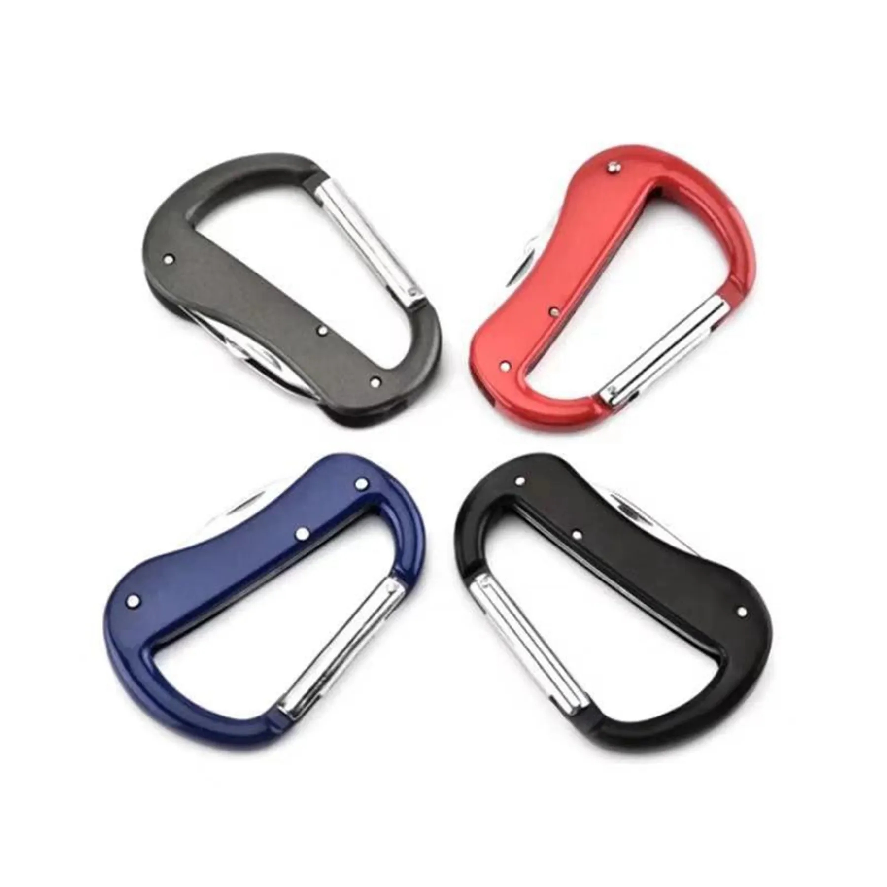 Metal D-type Multifunctional Climbing Carabiner 2