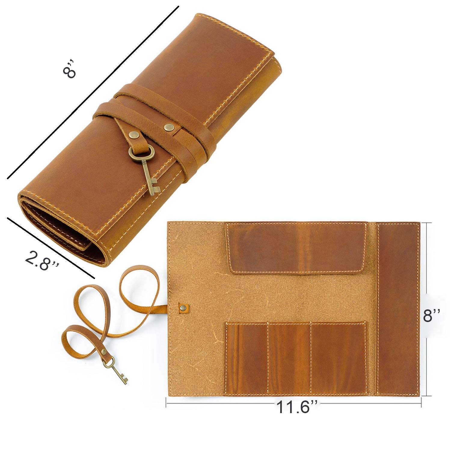 PU Leather Pencil case With Rope 1