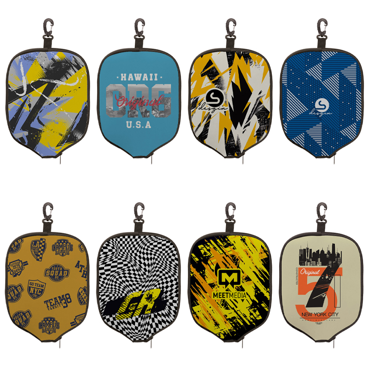 Sublimated Neoprene Pickleball Paddle Cover 10