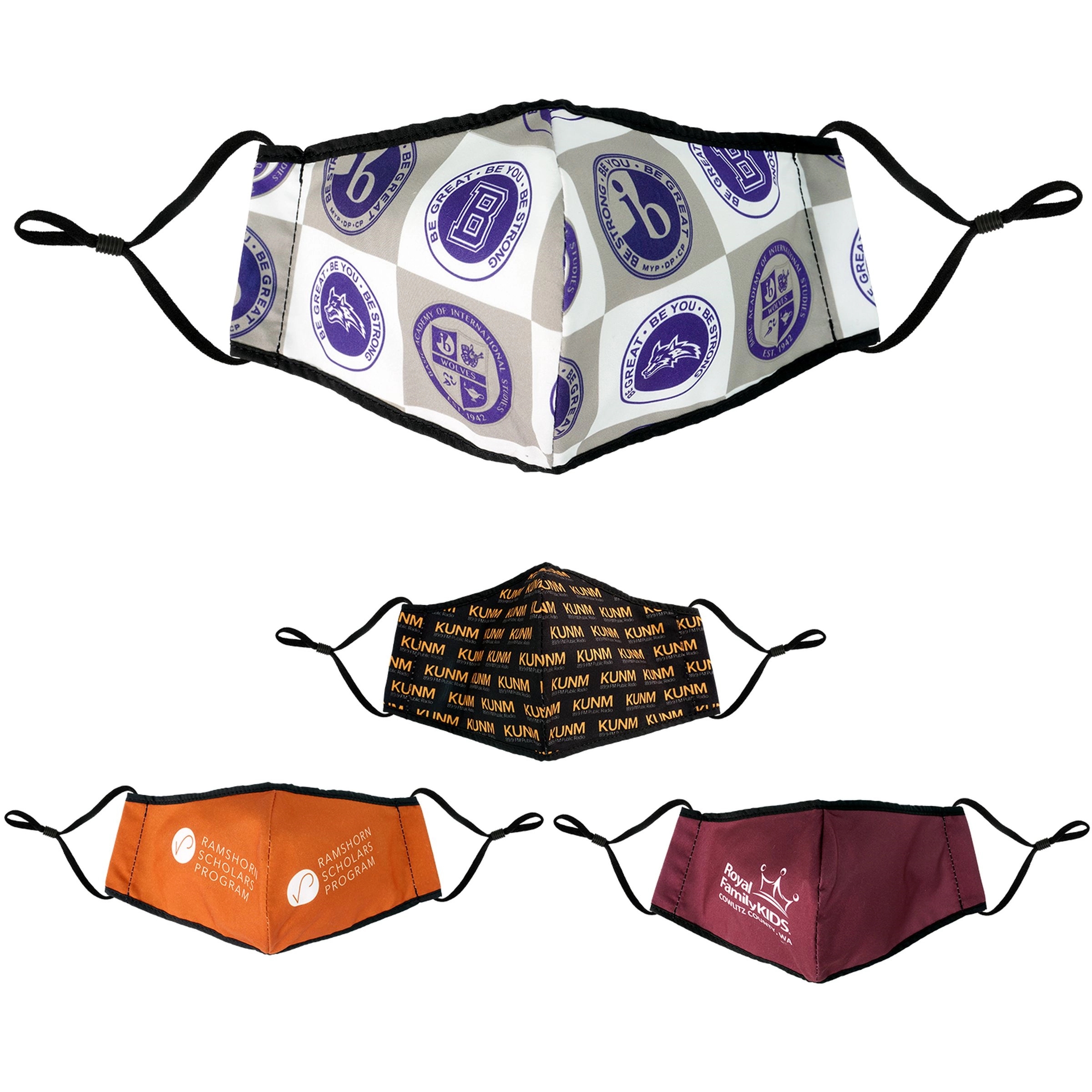 Dome Full Color Fabric Face Mask