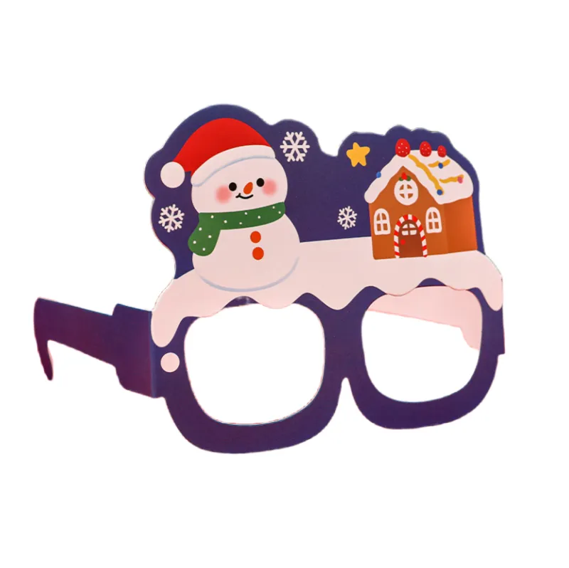 Christmas Paperboard Glasses Frame 9