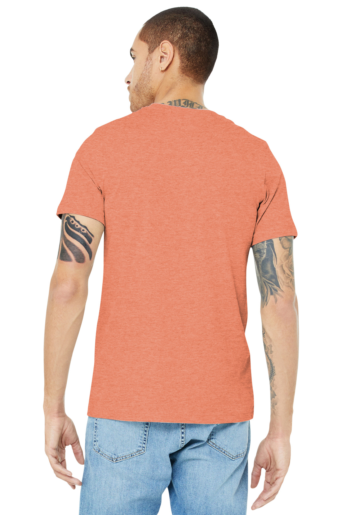 BELLA+CANVAS Unisex Heather CVC Short Sleeve Tee. BC3001CVC 460