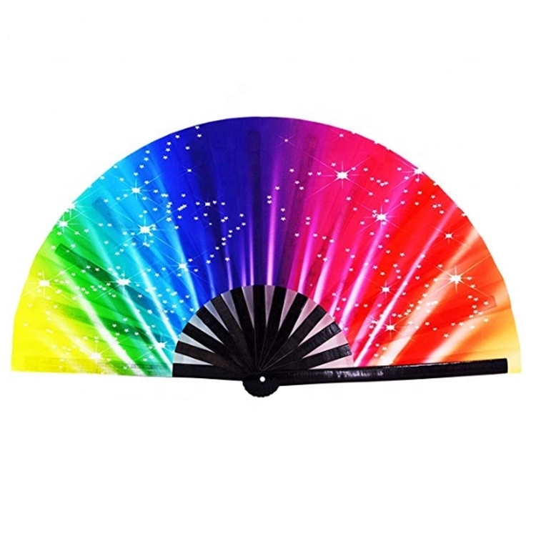 Plastic Ribs Fabric Fan 7