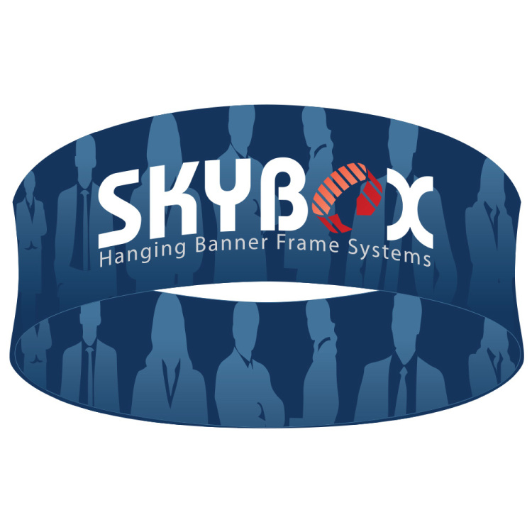 Hanging Banners (Circle) 24in H; 12ft D In/Out graphics