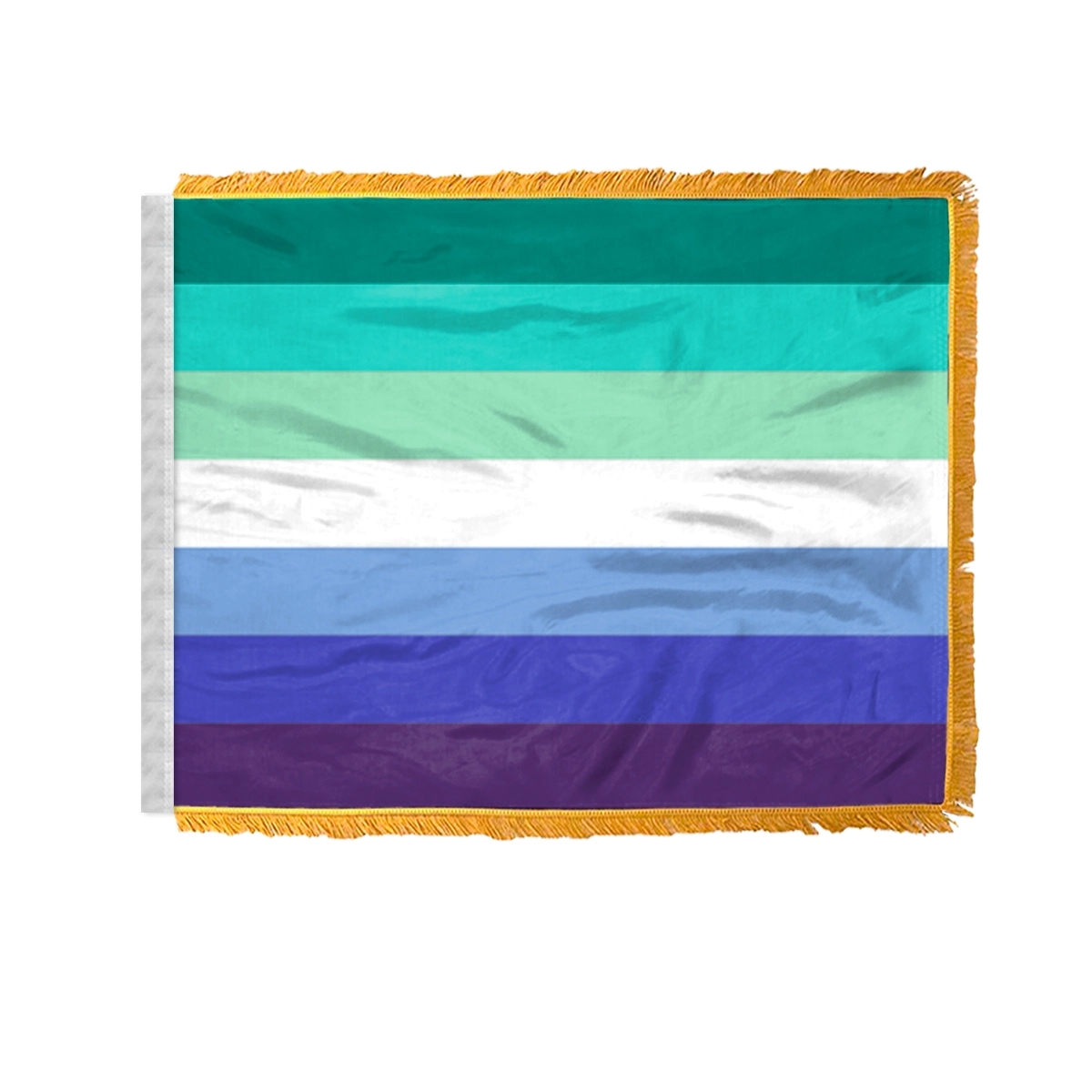 4" x 6" 1 ply wPoly Gay Men Antenna Flag 2