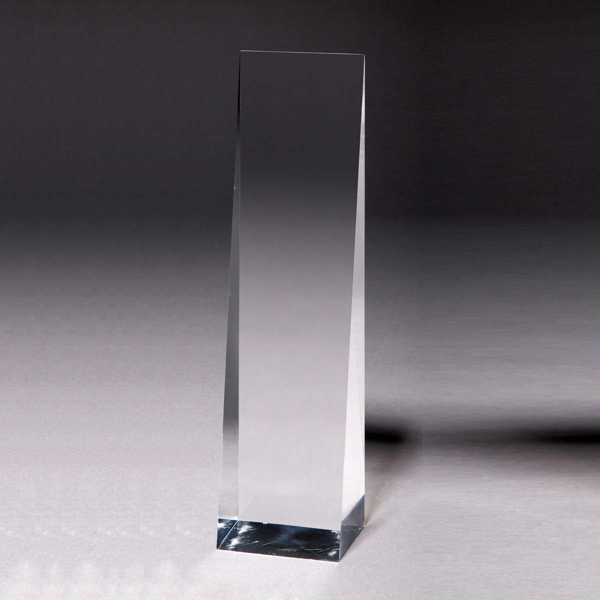 Laser Engraved Angeled Obelisk Award - 9 1/2" 3