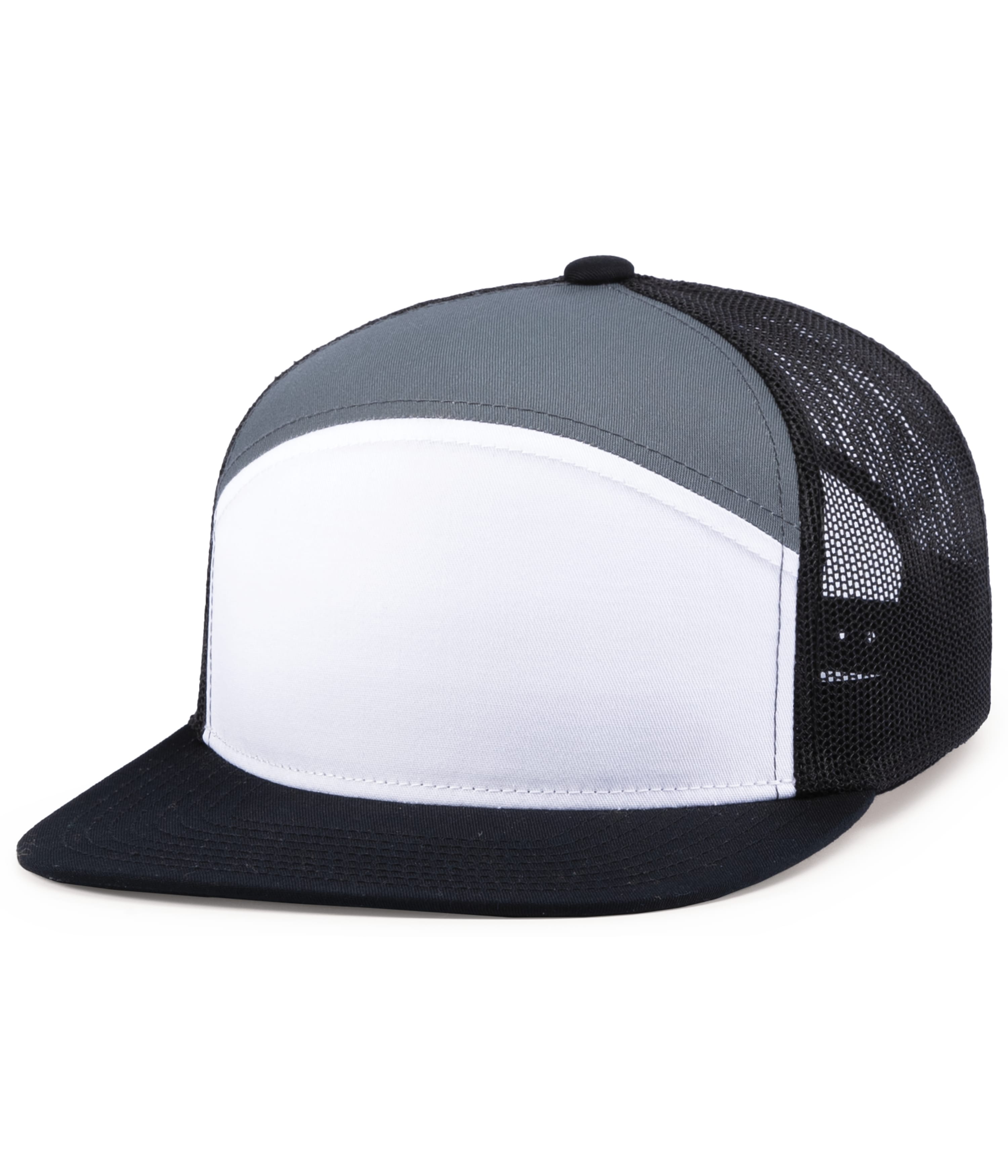 6-Panel Arch Trucker Snapback Cap 7