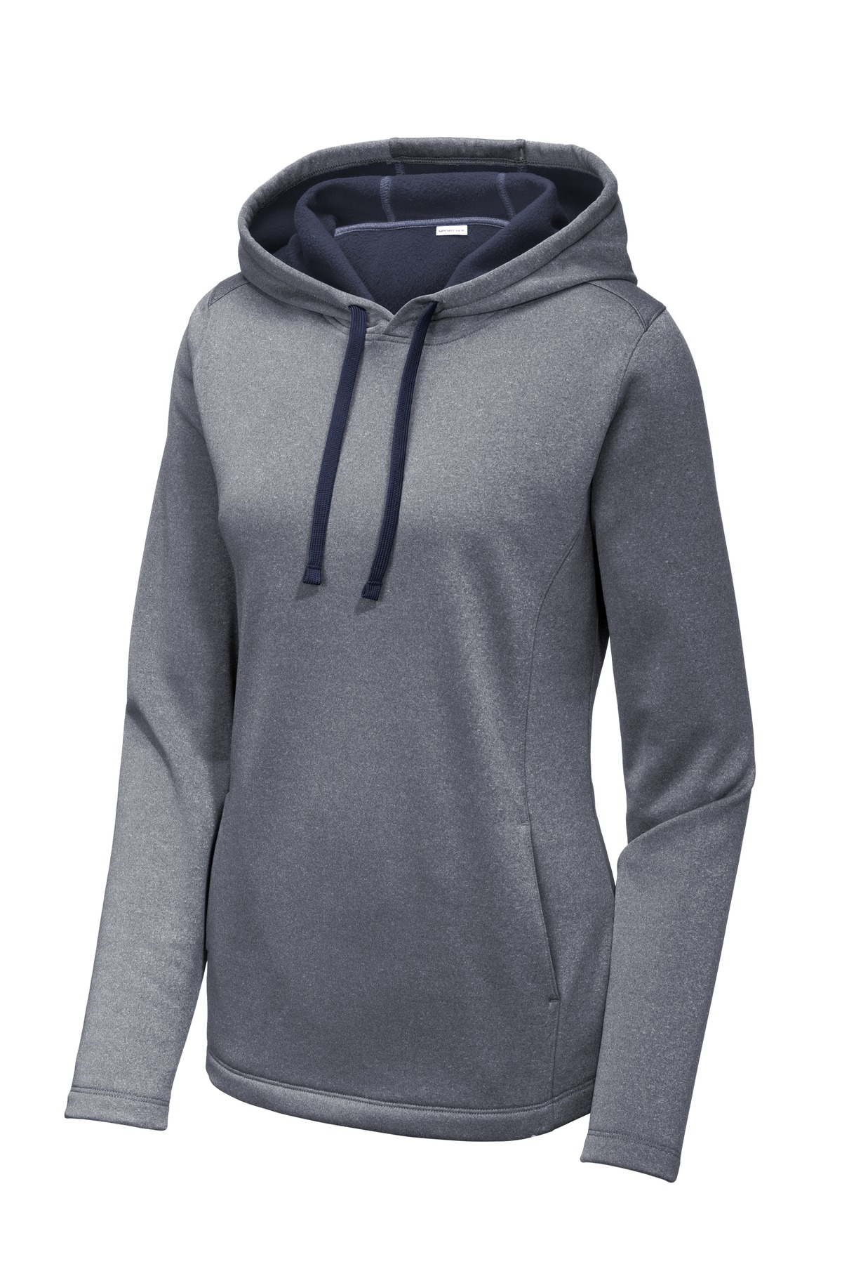 Sport-Tek Women's PosiCharge Sport-Wick Heather Fleece Hooded Pullover. LST264 8
