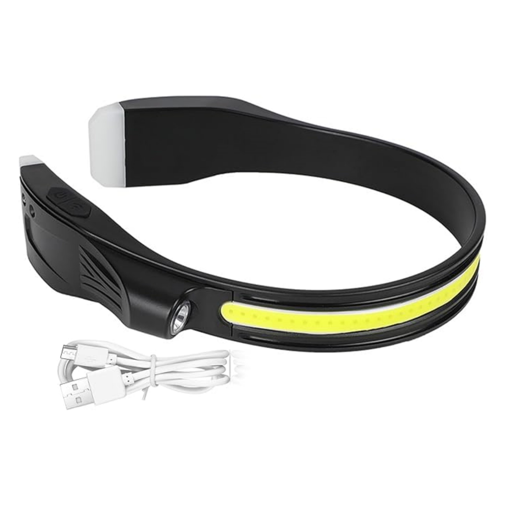 Portable High Performance Head Light With USB Charging Cable 3