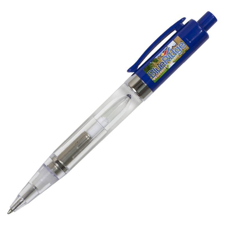"Vicente" Light Up Pen with BLUE Color LED Light 1
