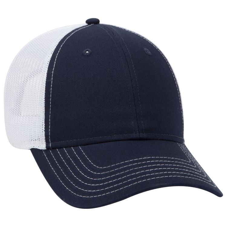 OTTO CAP® 6 Panel Low Profile Mesh Back Trucker Hat 187