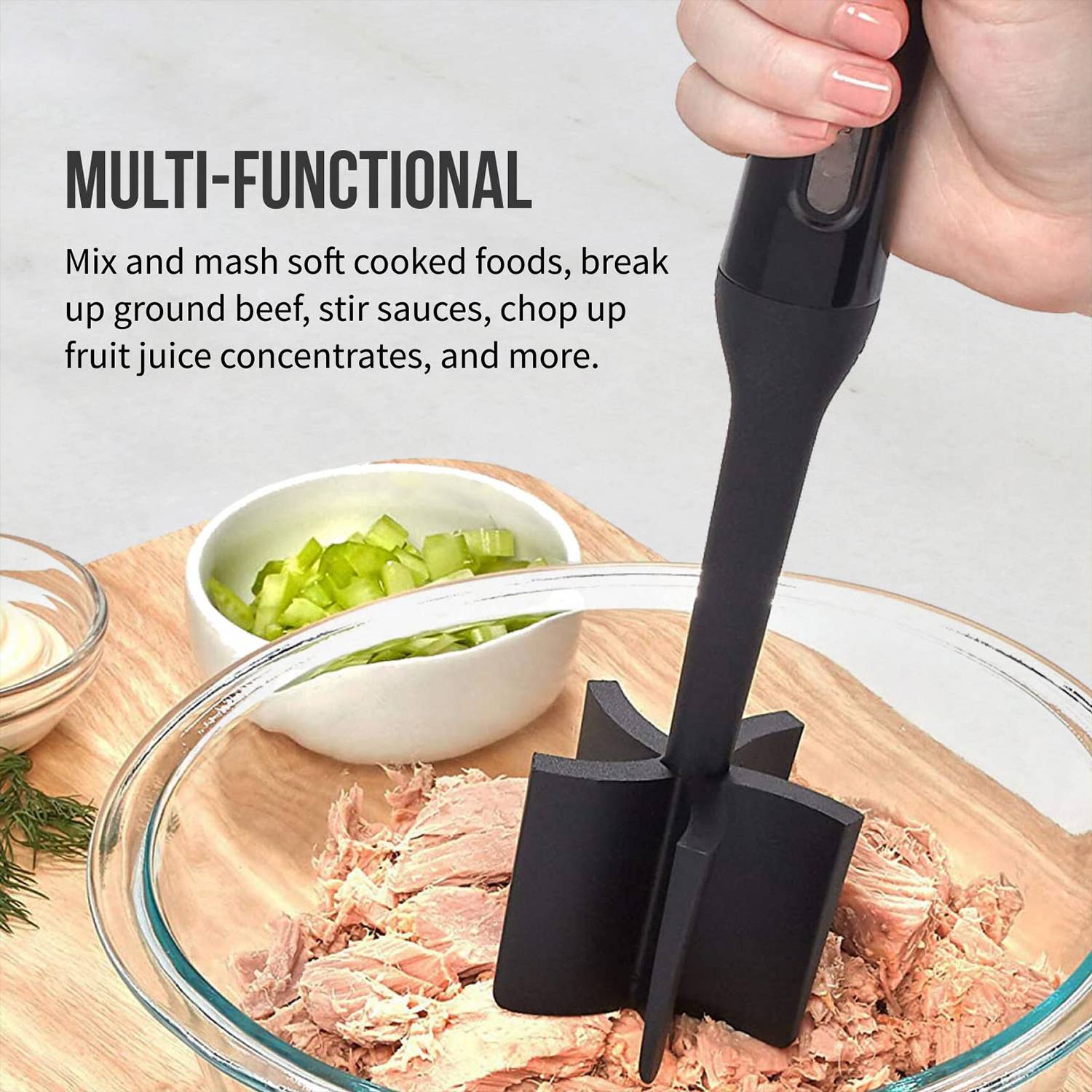 Heat Resistant Nylon Meat and Potato Masher Chopper 5