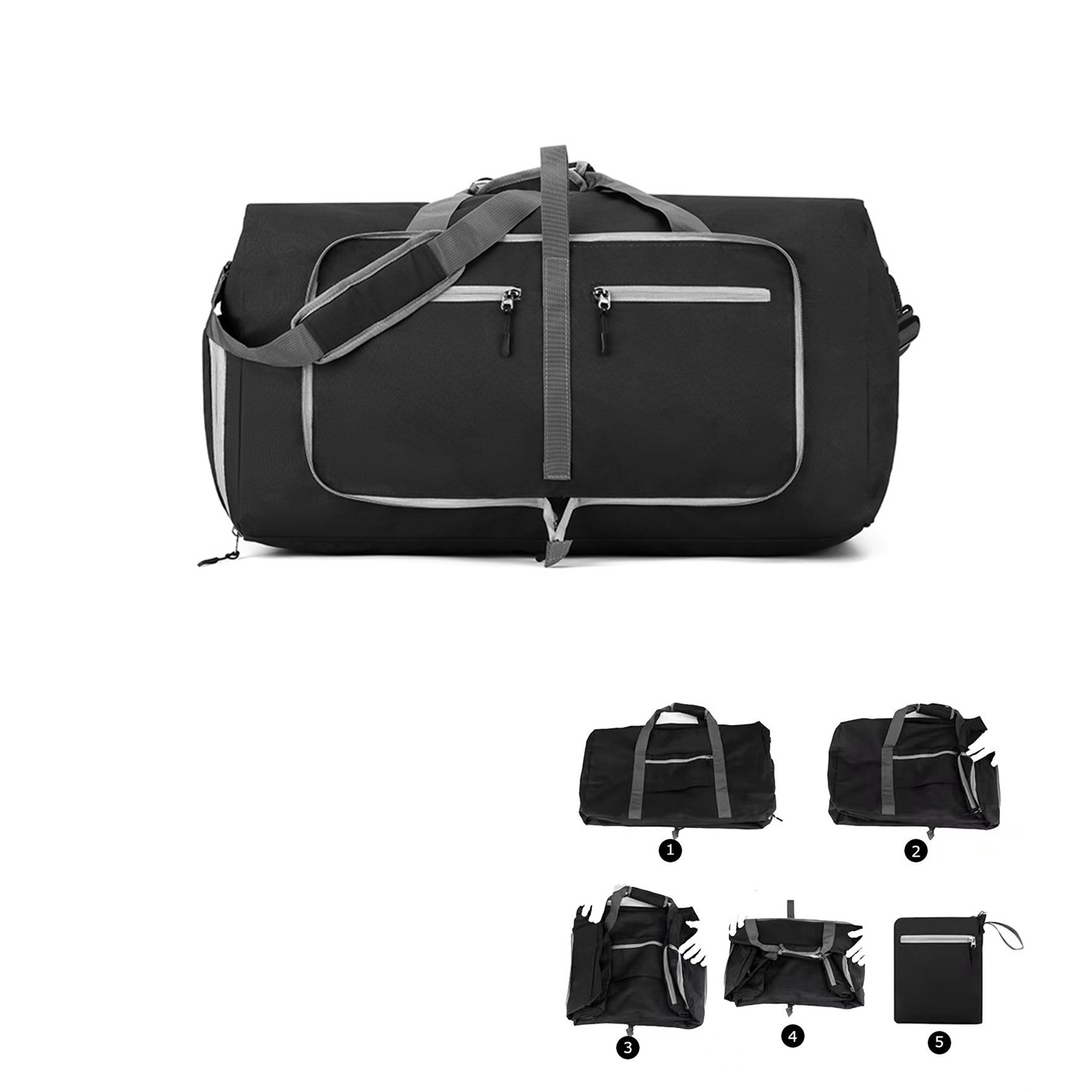 Foldable Large-Capacity Travel Bag with Handle 2
