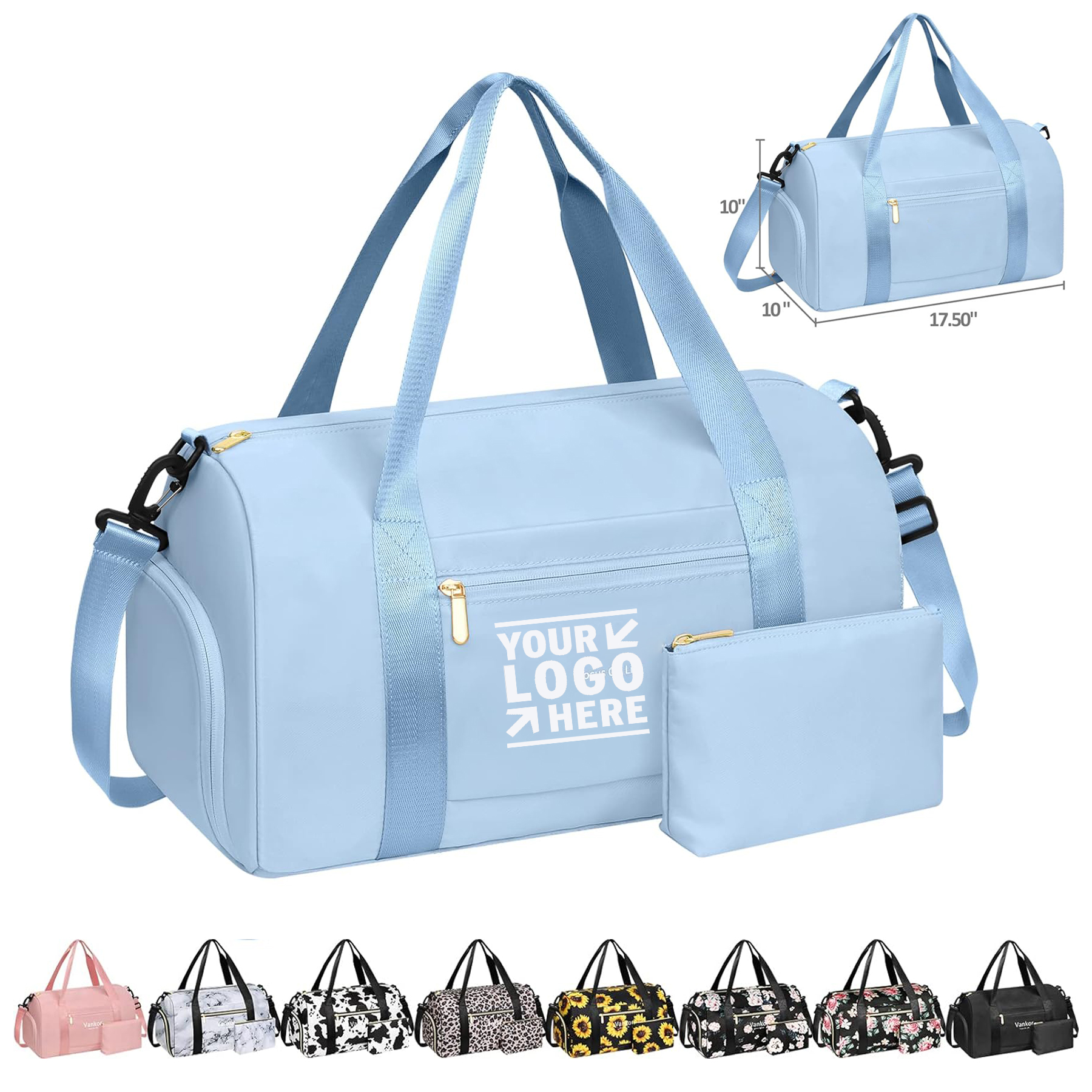 Women Waterproof Sports Duffle Gym Travel Compartment Luggage Mommy Maternity Hospital Bag With Shoe 2