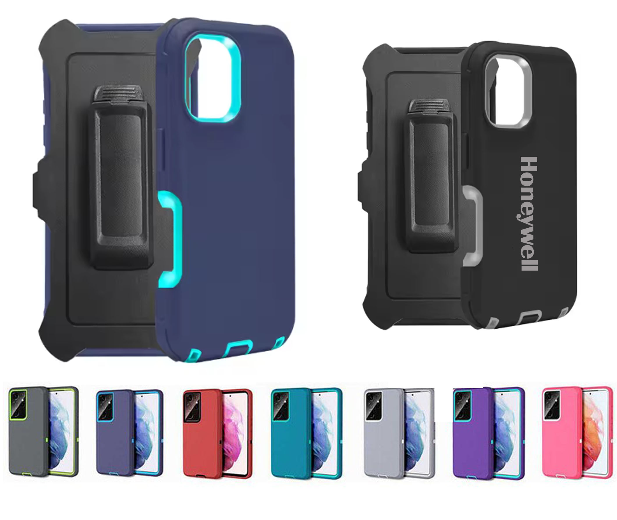 iBank ® Galaxy S25 Plus Shockproof Case with Belt Clip and a kickstand 1
