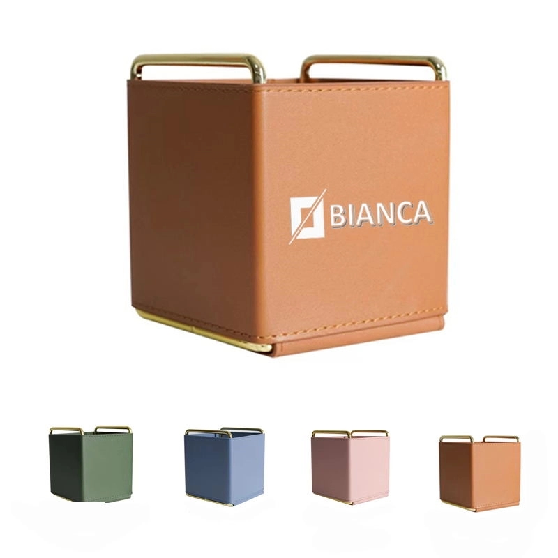 PU Leather Desktop Storage Organizer Box 2