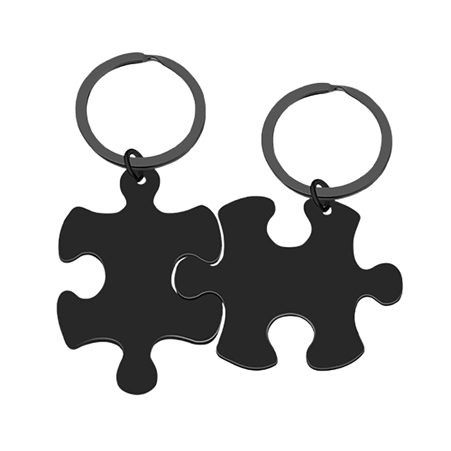 Stainless Steel Puzzle Shaped Key Chain 7