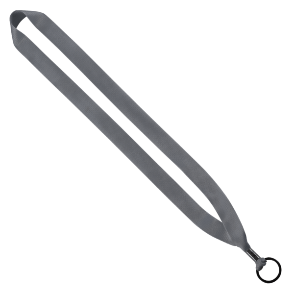 3/4" Polyester Lanyard with Metal Crimp & Split-Ring 12