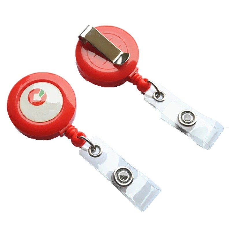 Round Shaped Retractable Badge Holder 2