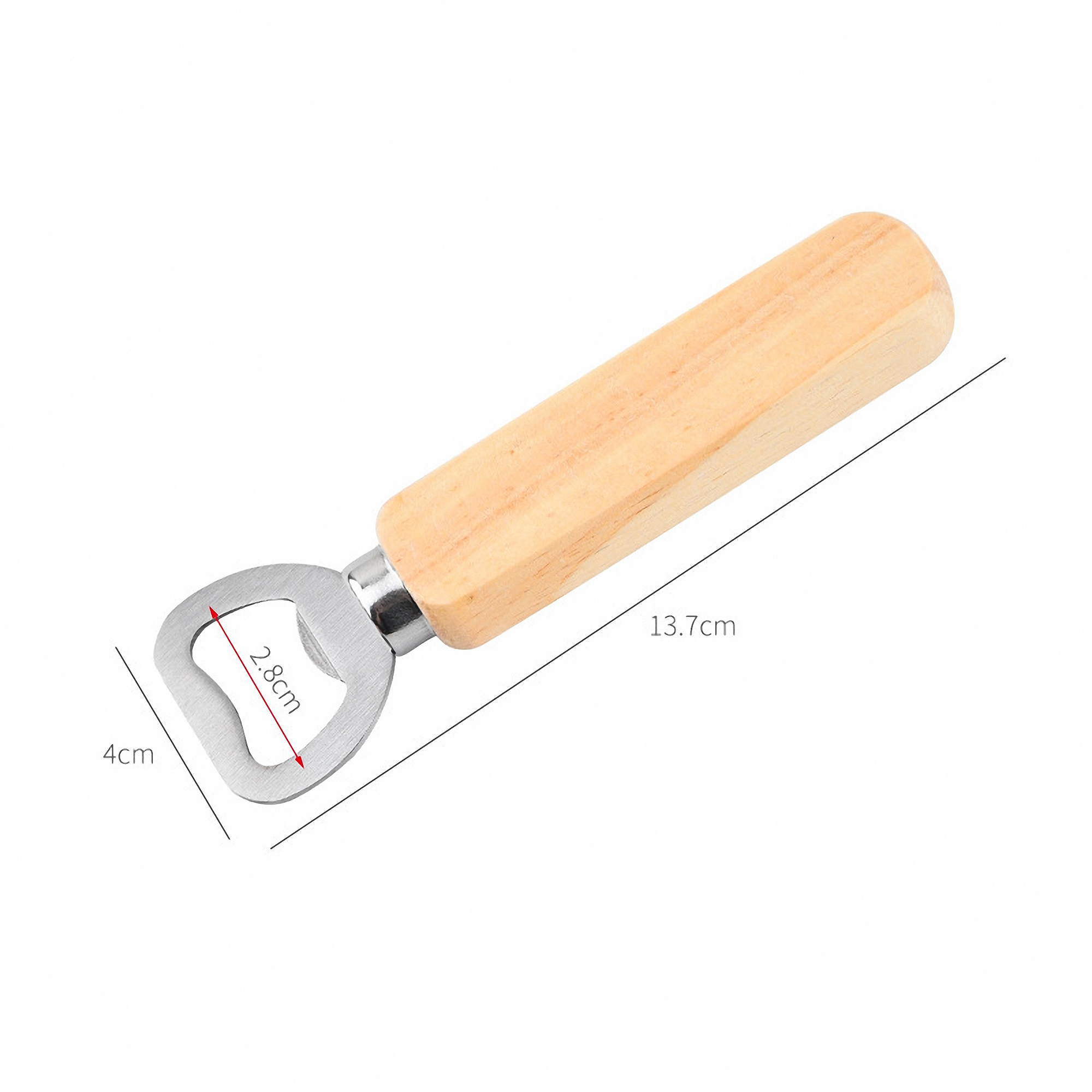 Wooden Handle Classic Bottle Opener 2