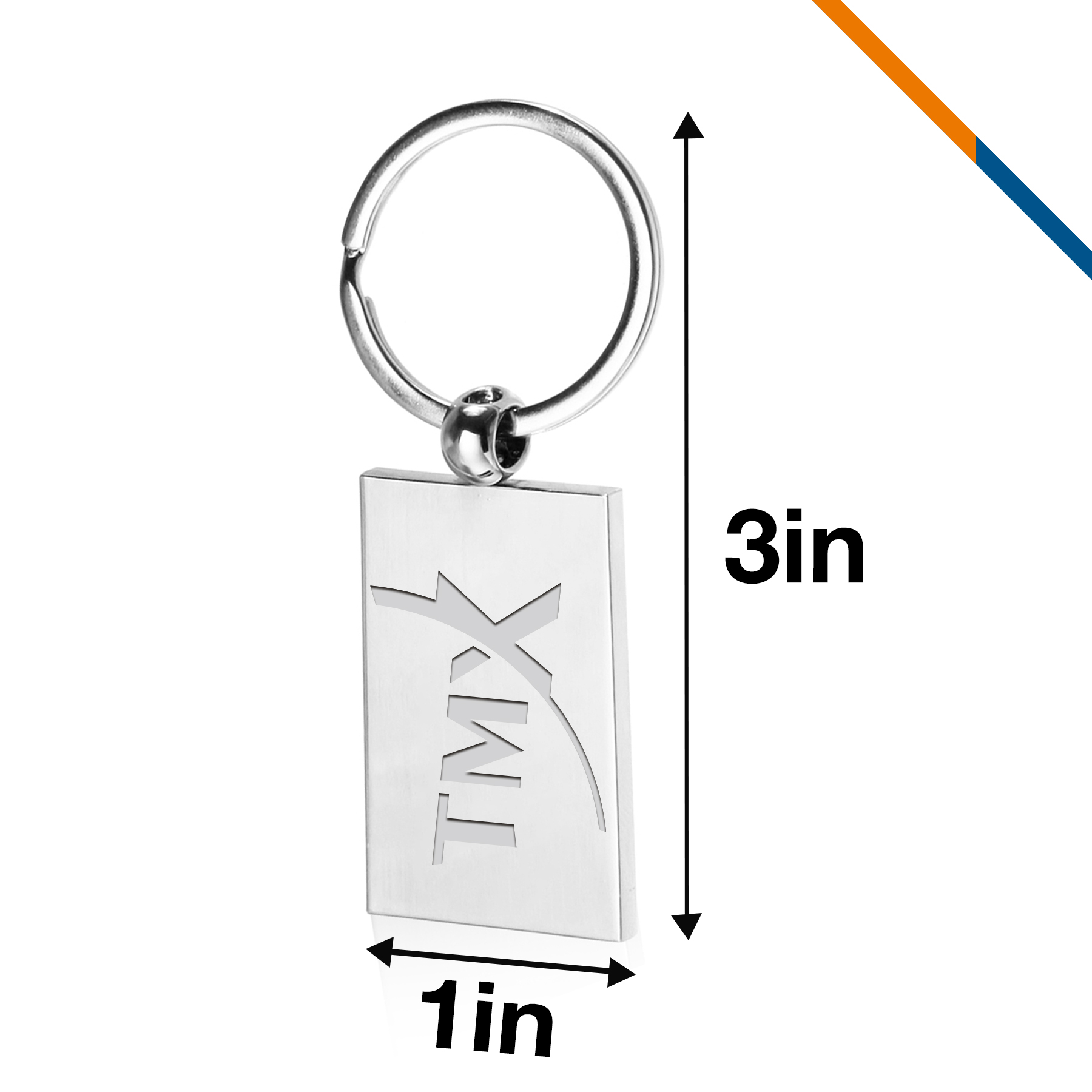 Shiny Rectangle Keychains 2