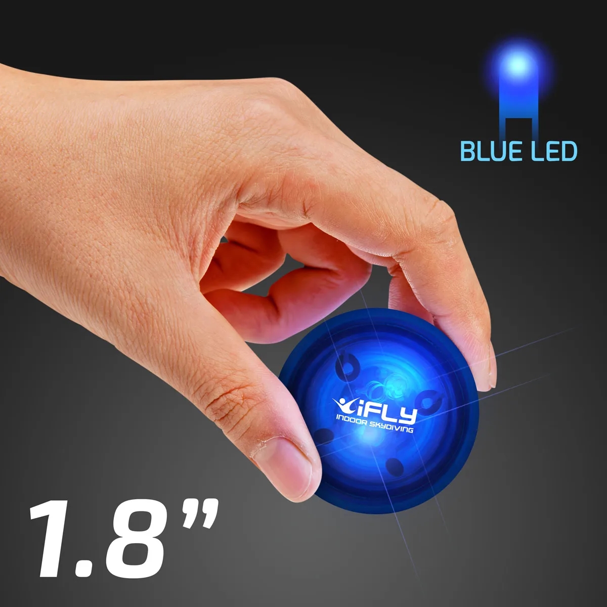 LED Rubber Bounce Ball 12