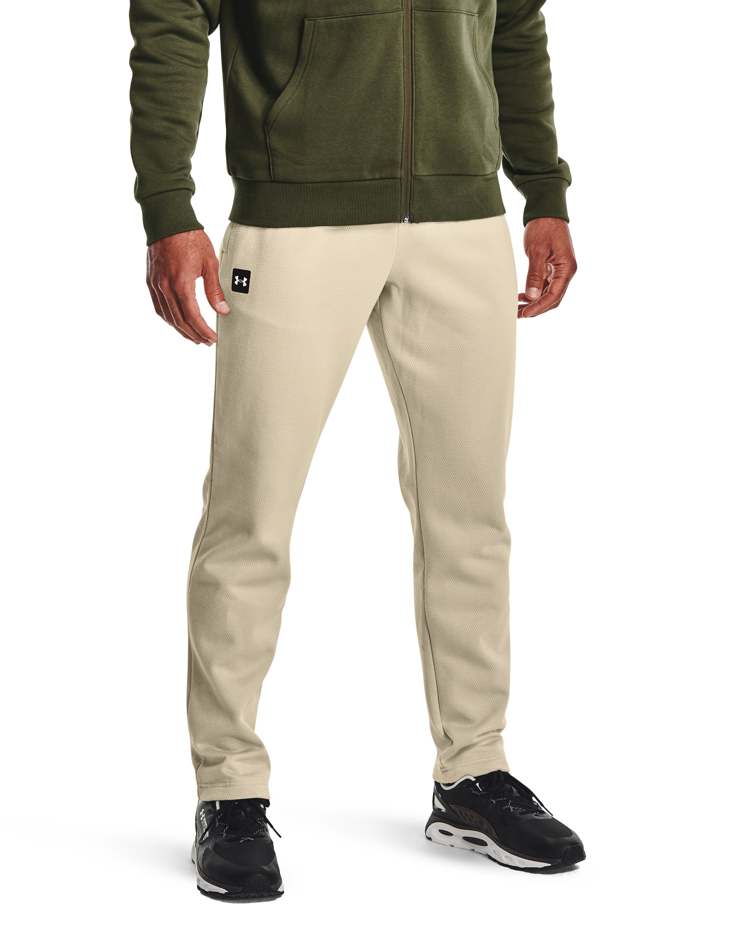 Men's UA Rival Fleece Textured Pants 5