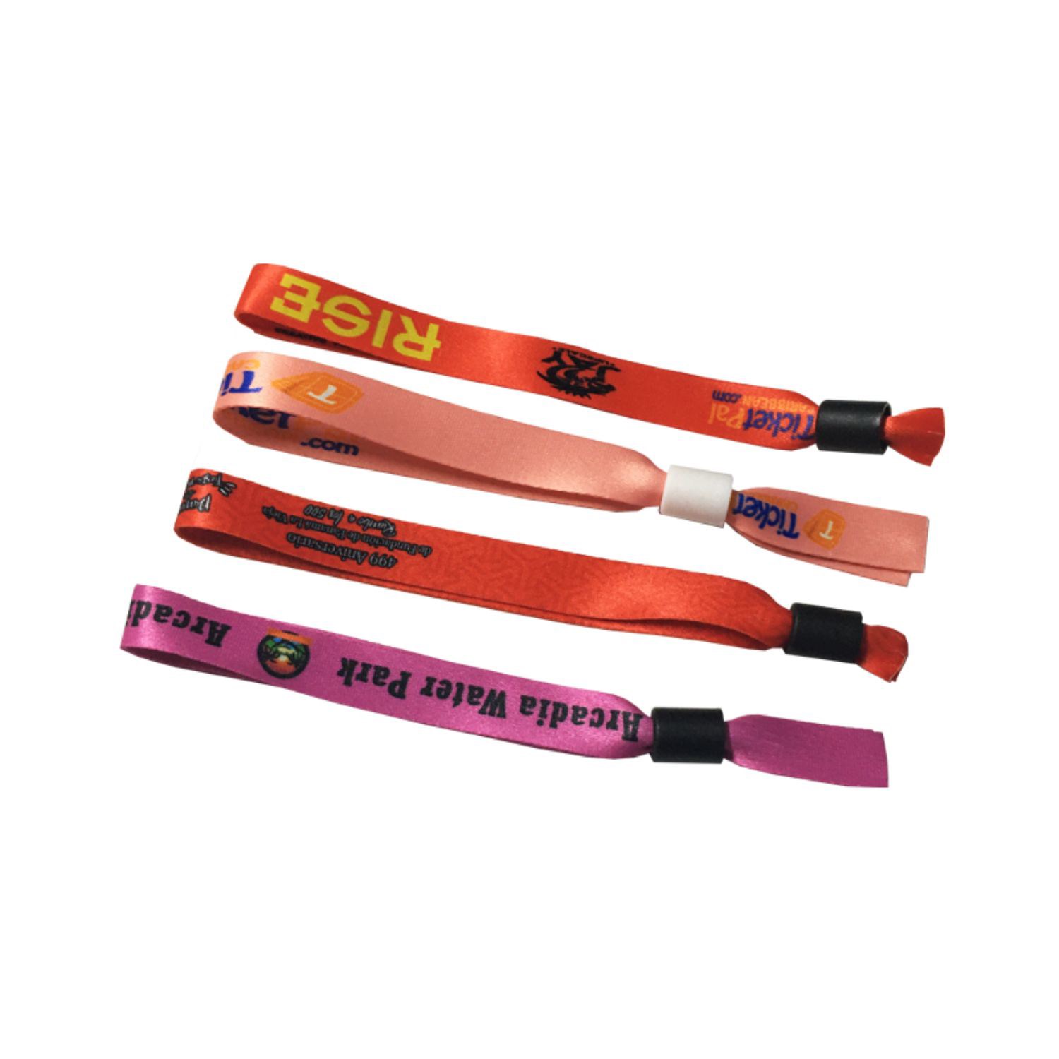 1/2" Sublimated Event Wristbands w/ Locking Bead 5