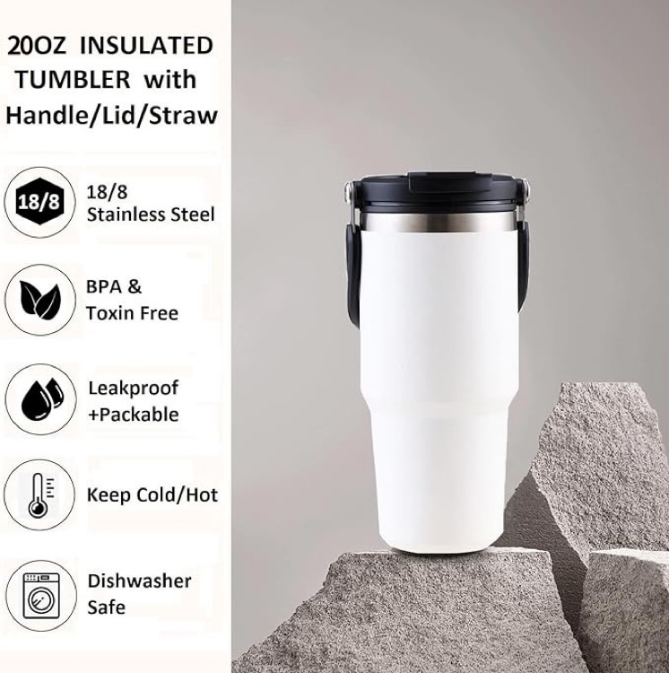 20oz Stainless Steel Coffee Travel Mug 6
