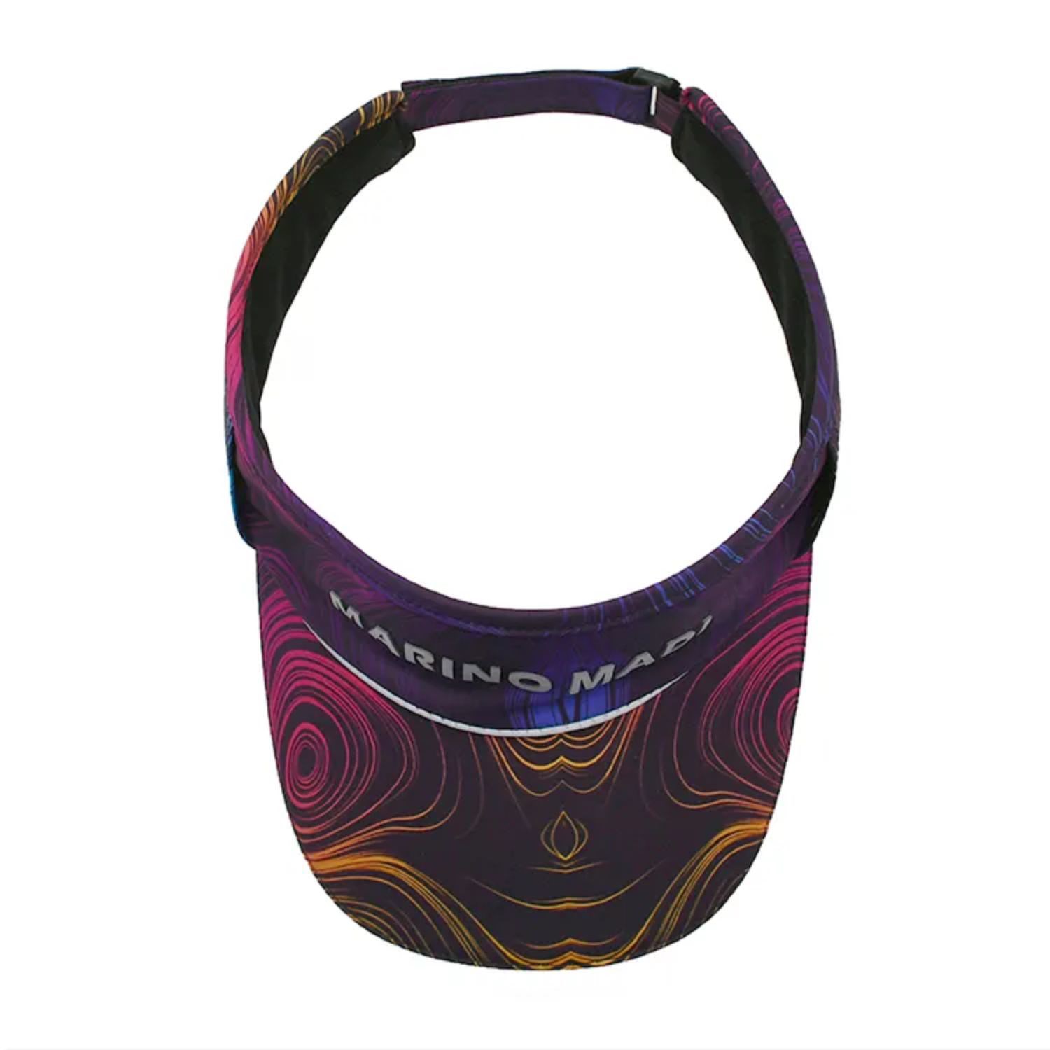 Sublimation Poly Twill Sun Visor W/ Sandwich Bill, Hook & Loop Closure 3