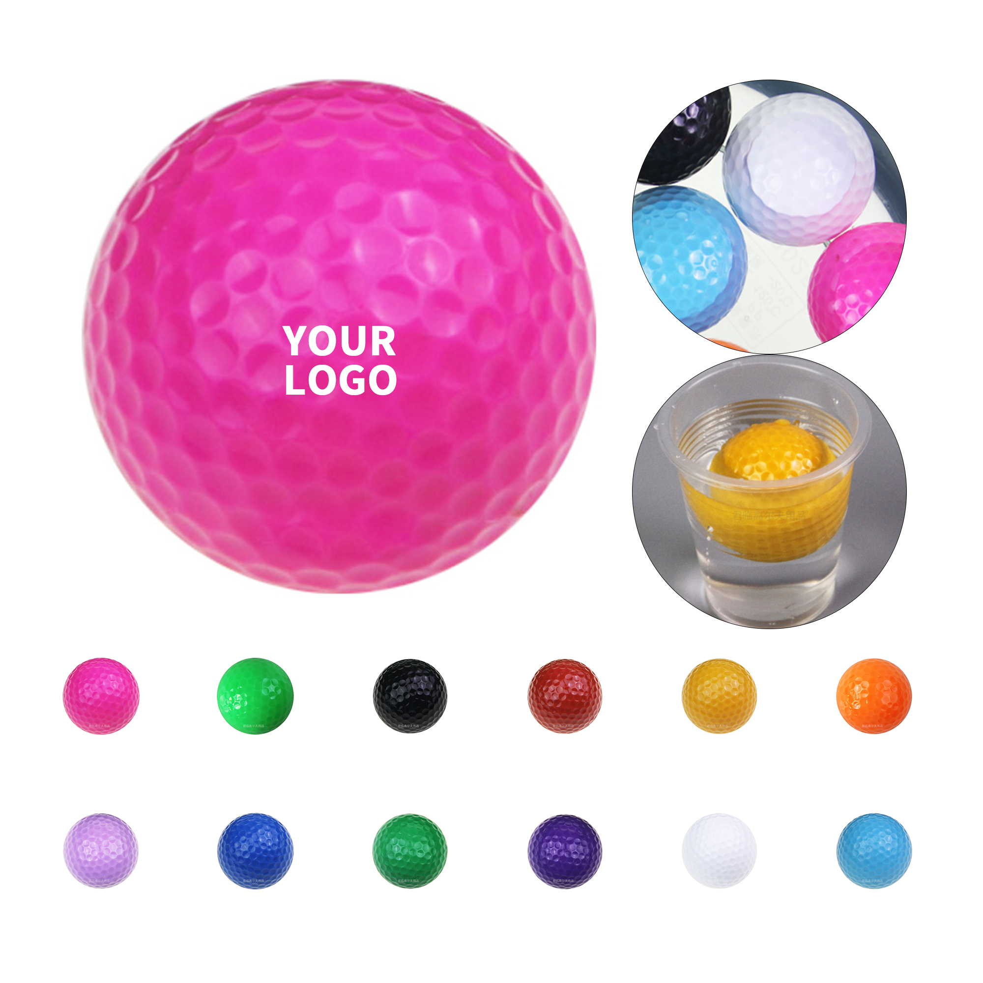 1.65" Training Golf Ball High Rebound 8