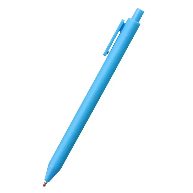 Solid Trim Click Stick Ballpoint Pen with Pocket Clip 6