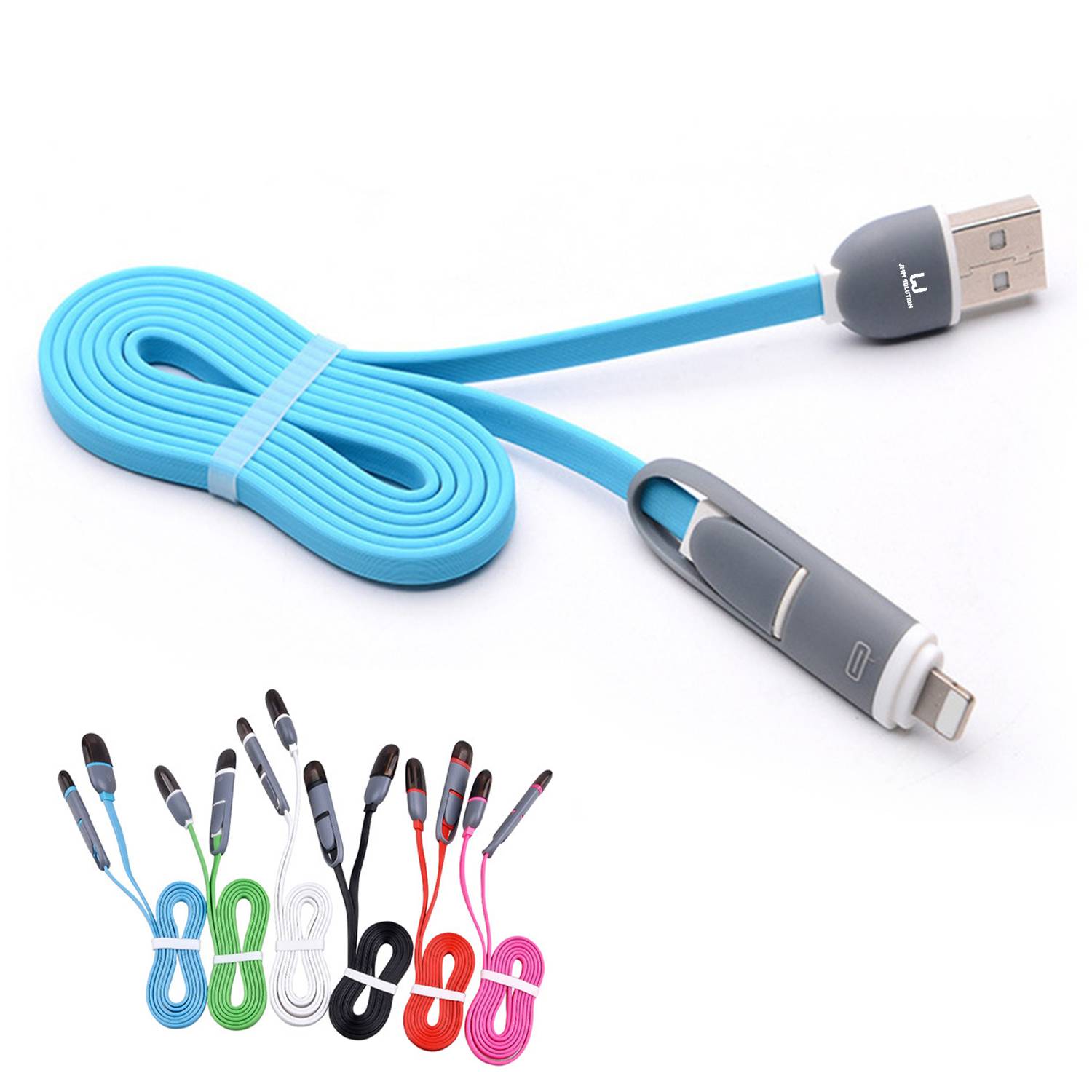 2 In 1 Multifunction USB Data Sync Charging Cable 4