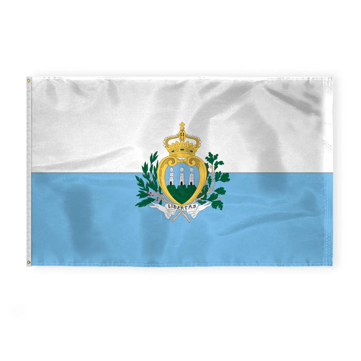 World Flag - San Marino With Seal 13