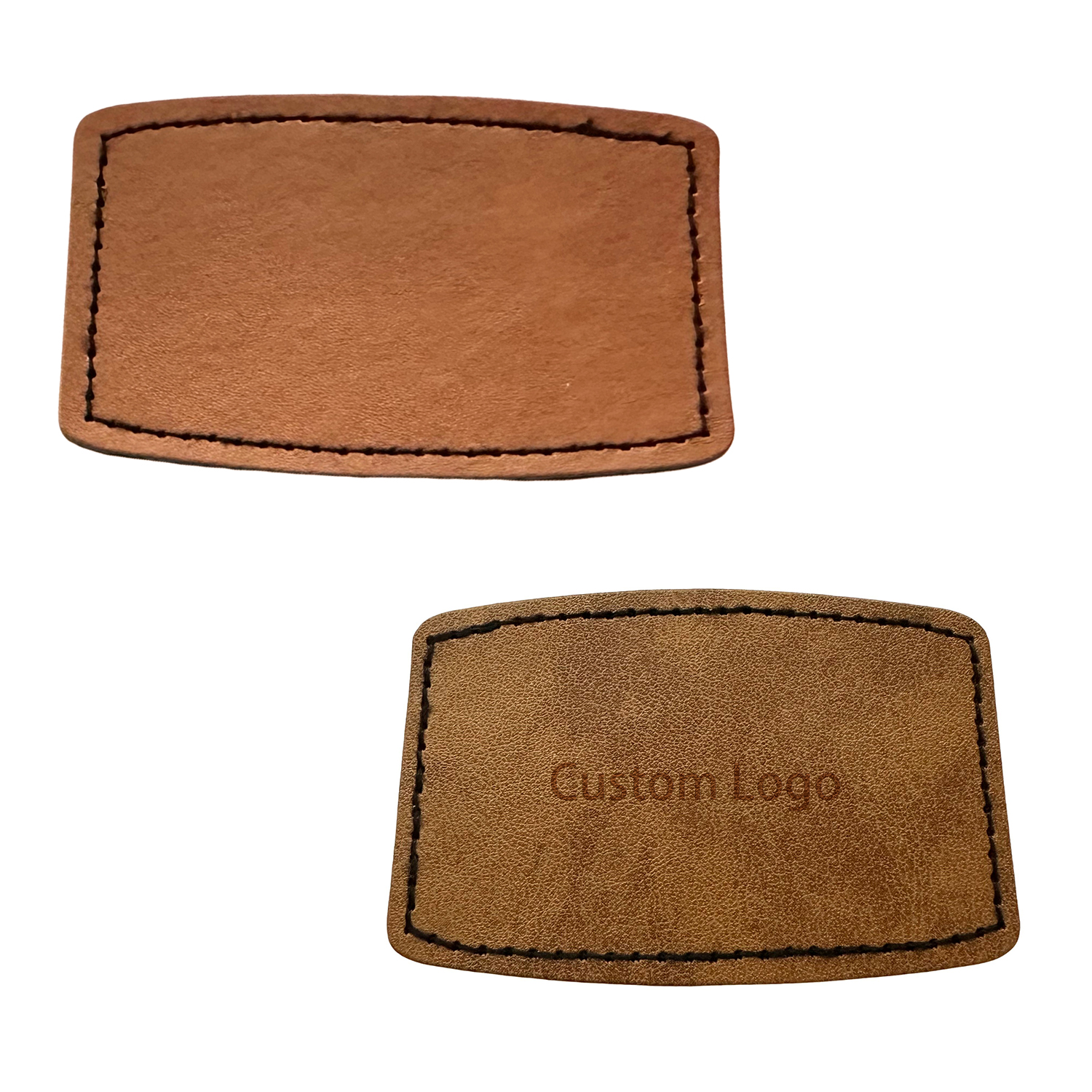 Rectangle Shape Leatherette Patch 5