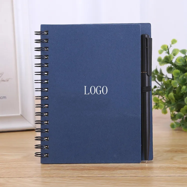 Portable Spiral Notebook With Pen 1