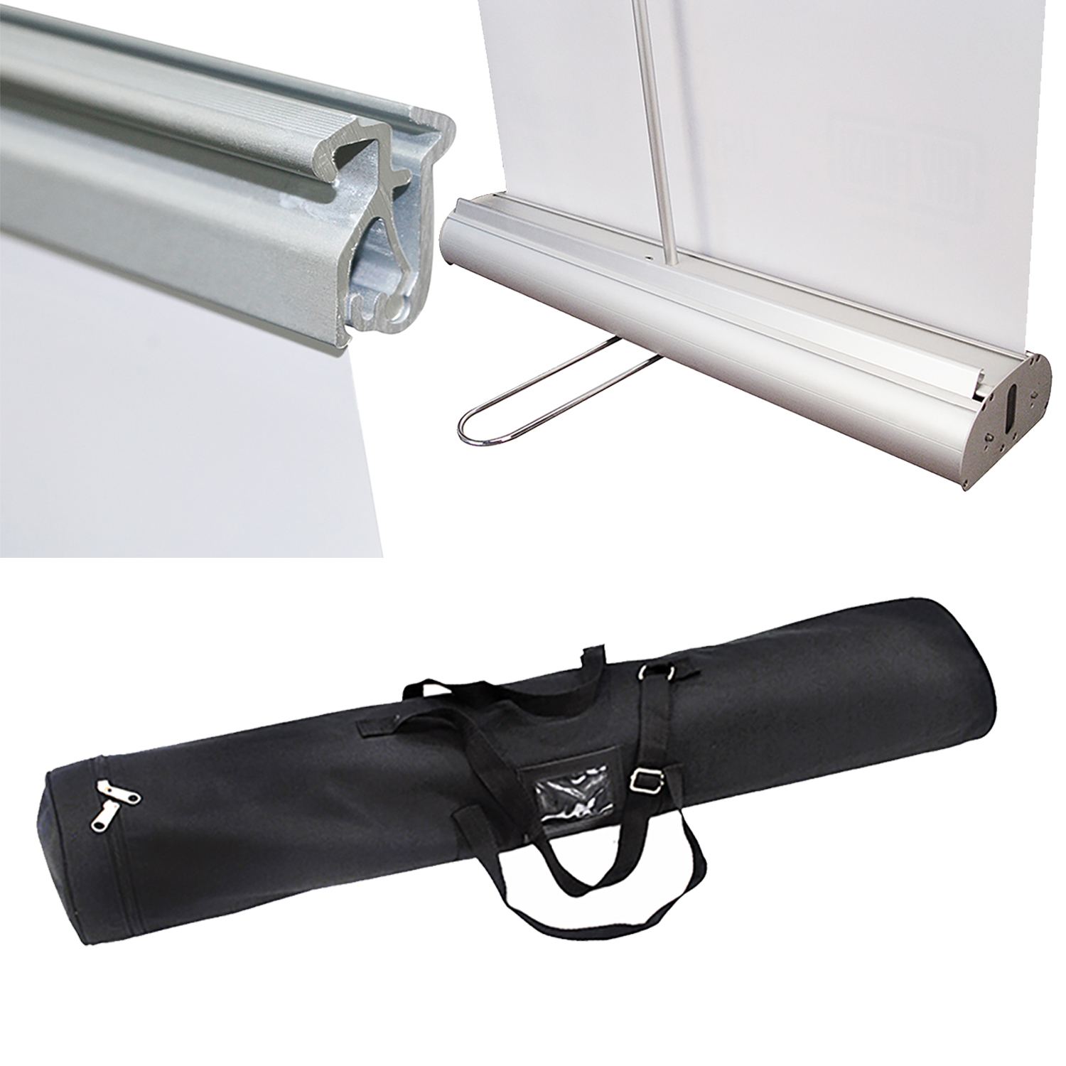 Supreme Tradeshow Package, Double sided Pull up Banner (DP783) + Stretch fit tablecloth 6' (SU577) 2