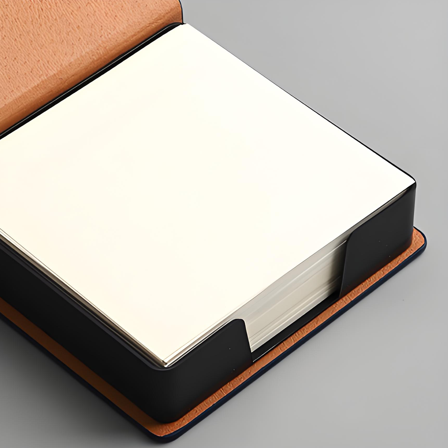 Innovative Imitation Leather Business Memo Storage Box 3