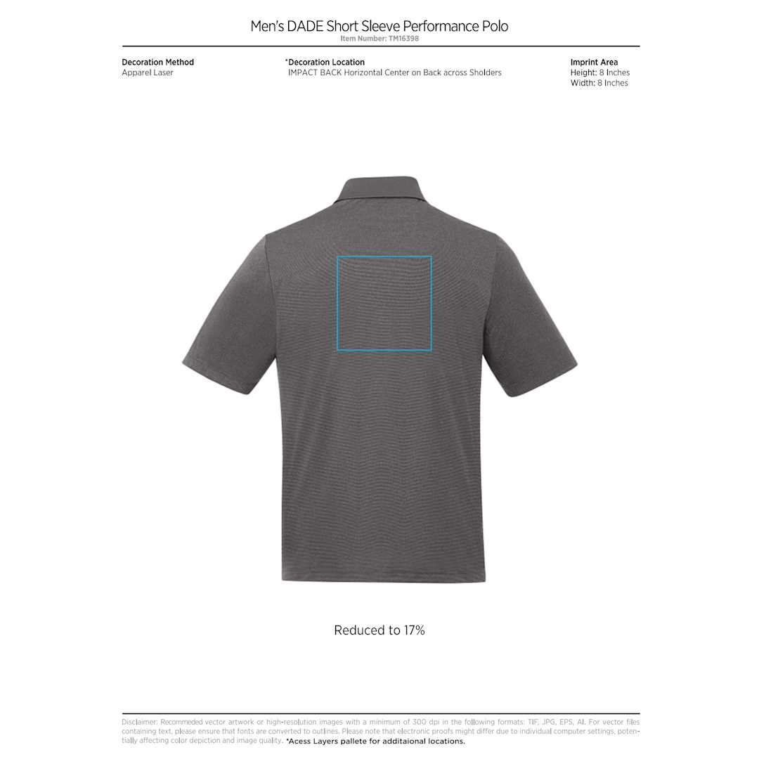 Men's DADE Short Sleeve Polo 995