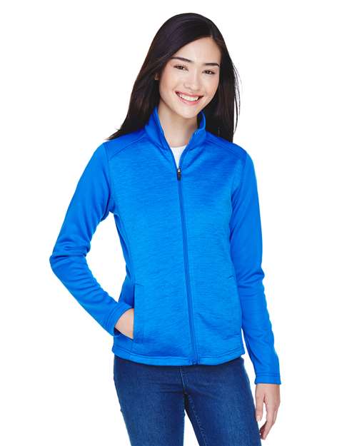 Women's Newbury Colorblock Mélange Fleece Full-Zip Jacket - DG796W 25
