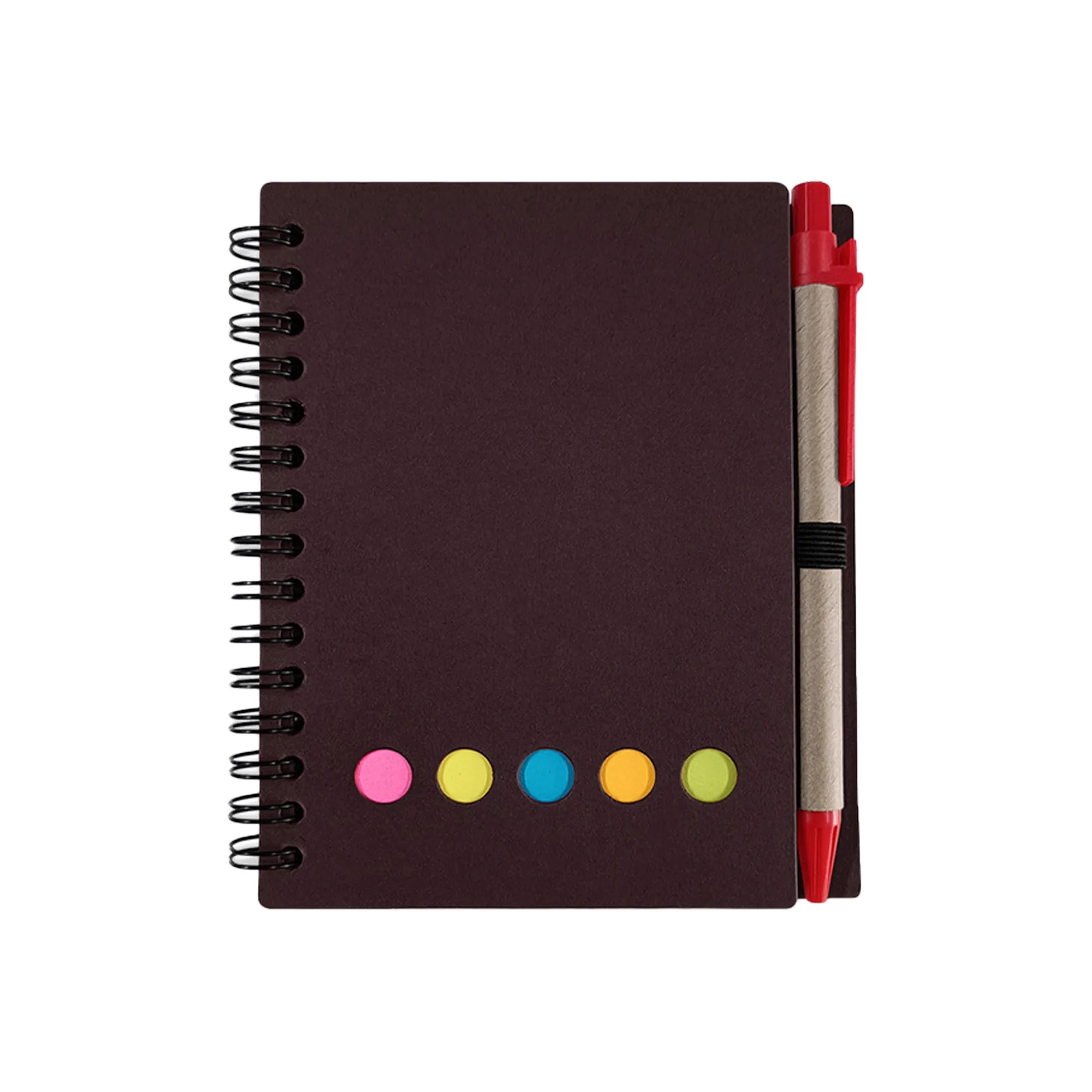 Spiral Notebook with Sticky Notes 1