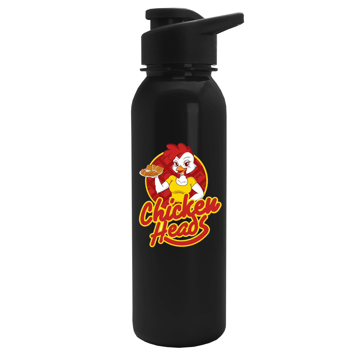 Terrain - 24 oz. Metalike Bottle with Drink thru and Digital Imprint 2