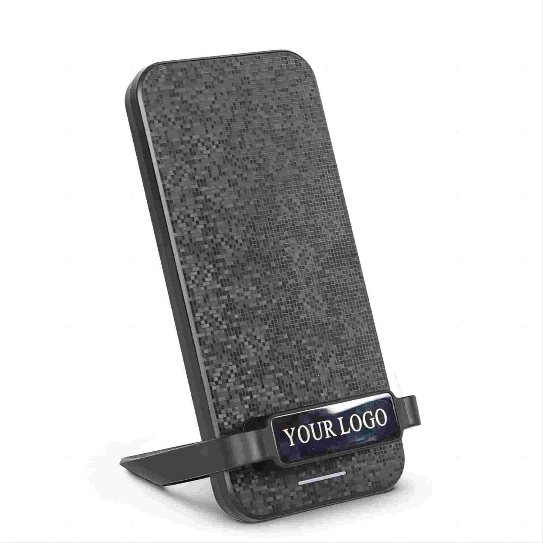 Customized Logo 10W Phone Stand Wireless Charger