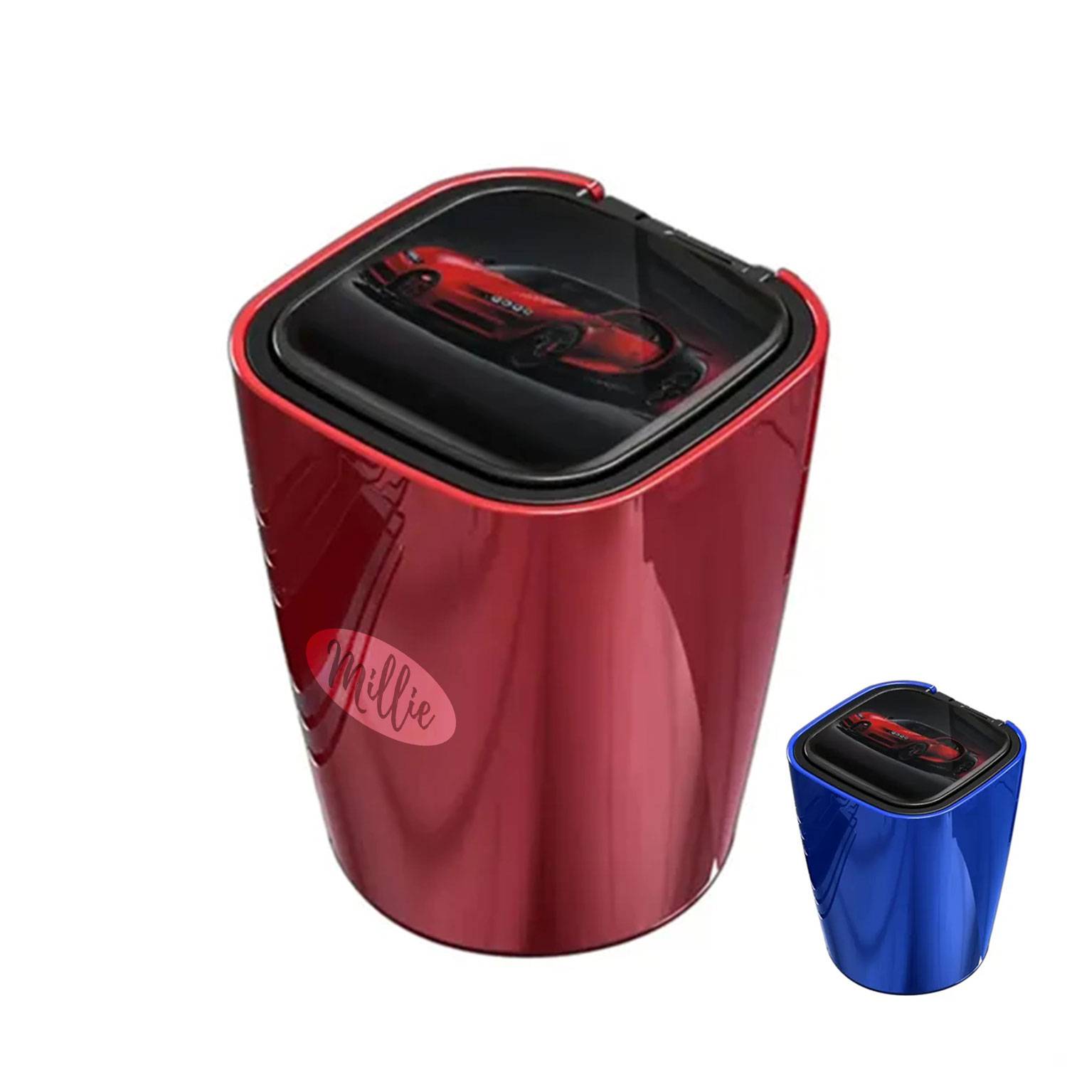Premium Car Ashtray W/ Lid And Led Light 2