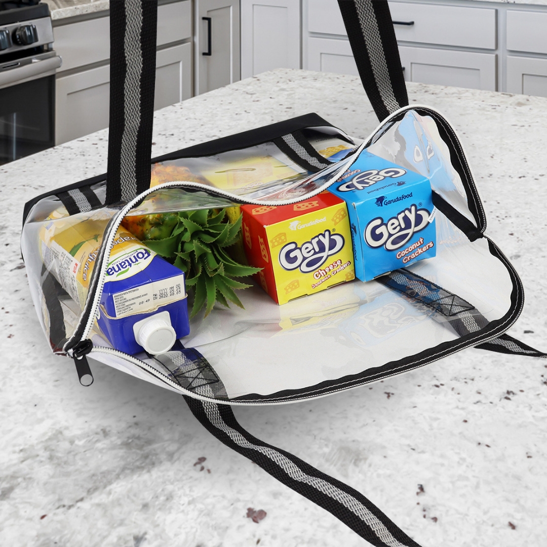 ClearView DailyMate Zippered Clear Tote 10