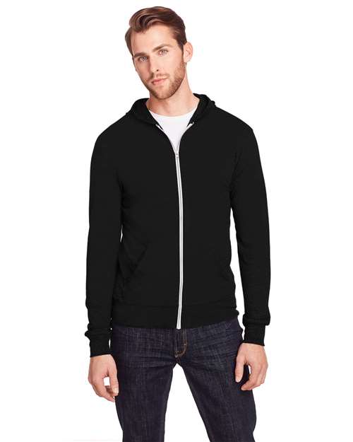 Unisex Triblend Full-Zip Lightweight Hooded Sweatshirt - 302Z 26