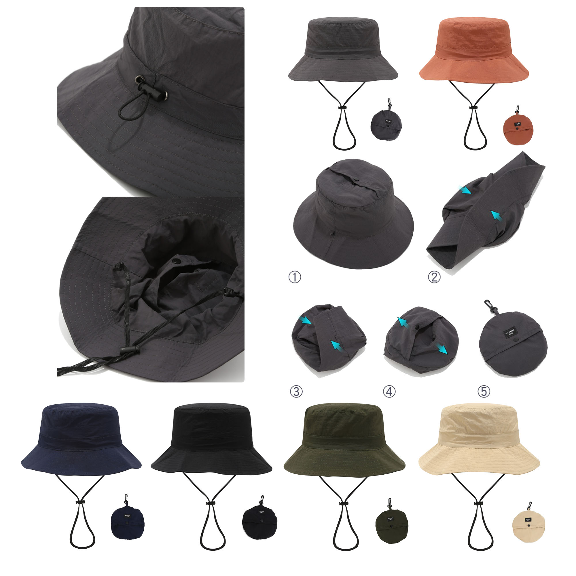 MOQ50 Sunscreen Can Be Applied To Flip-Flop Hats 1